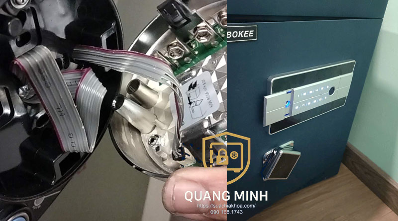 Thợ sửa két Quận 2 kiểm tra bàn phím điện tử liệt, nhập mã không phản hồi